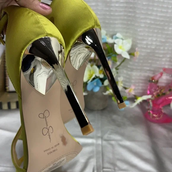 (Z) Jessica Simpson,Qamille Women Strappy Stiletto Heel Dress Sandals,Sz 11/42.5 - Picture 8 of 15